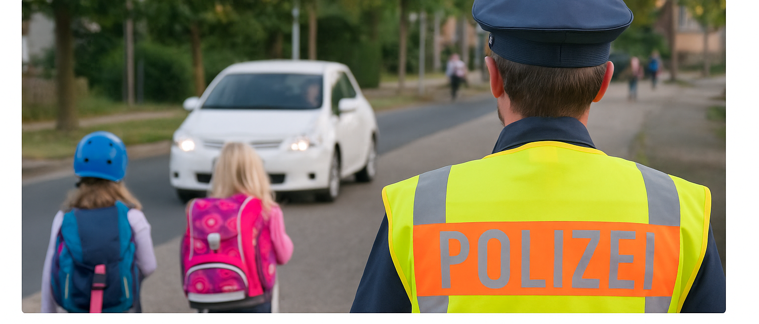 Bobenheim-Roxheim: Polizei überwacht Schulwege – Gespräche, Kontrollen und positive Resonanz