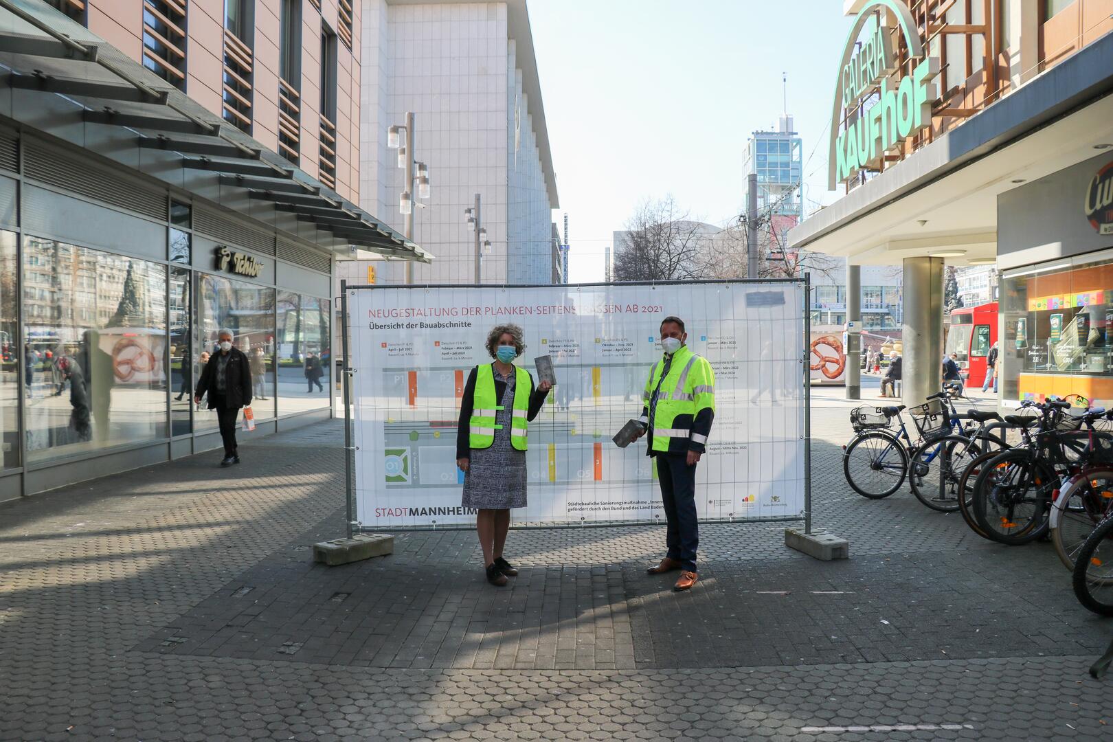 Stadt Mannheim SeitenstraßenPlanken